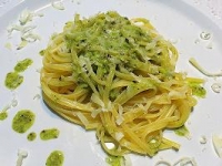 Ricetta Pappardelle al pesto di pistacchi di Bronte,gamberetti e curry