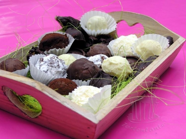 Pralinen selbermachen Cappuccino Pralinen und Pistazien Marzipan Pralinen