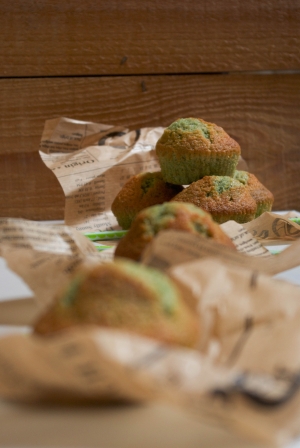 Muffins &agrave; la pistache Bronte