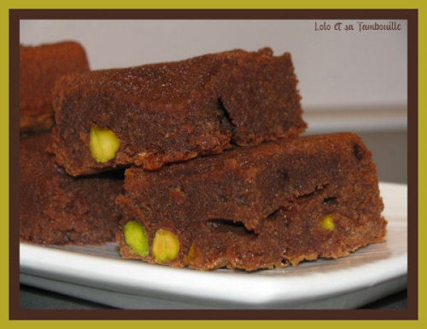 Brownie aux pistaches