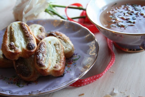 This week's recipe: pistachio and rosewater palmiers