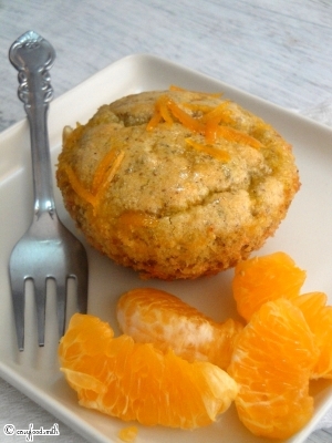 Pistachio from Bronte orange semolina muffins