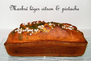 Marbr&eacute; l&eacute;ger citron &amp; pistache