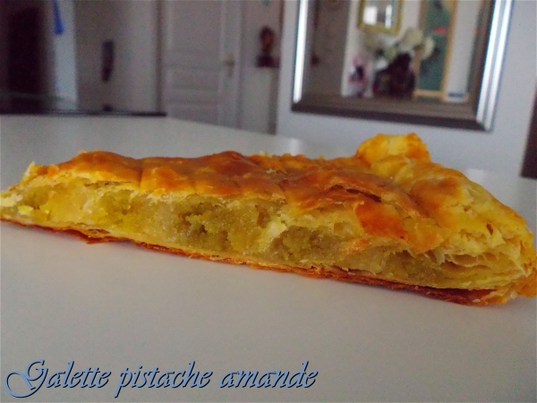 Galette des rois pistache amande