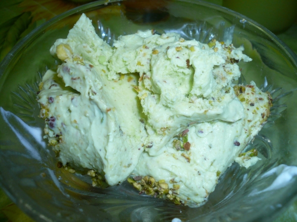 Gelato al pistacchio di Bronte con agar agar