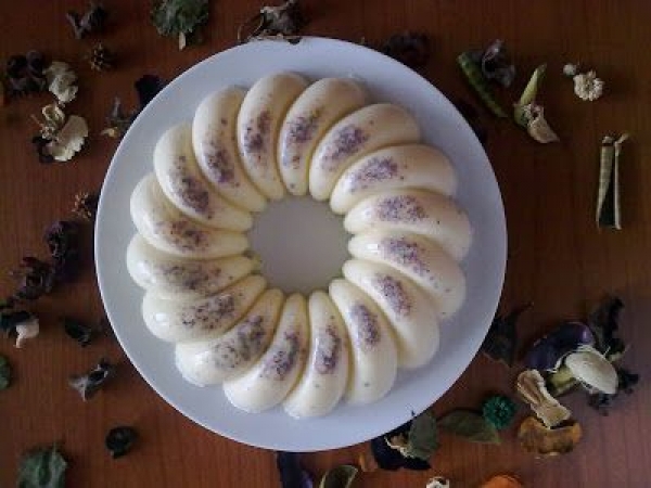 Bavarese bianca ai pistacchi di Bronte....che fantasia!