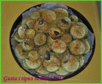 Zucchina gratinata con pistacchio di Bronte