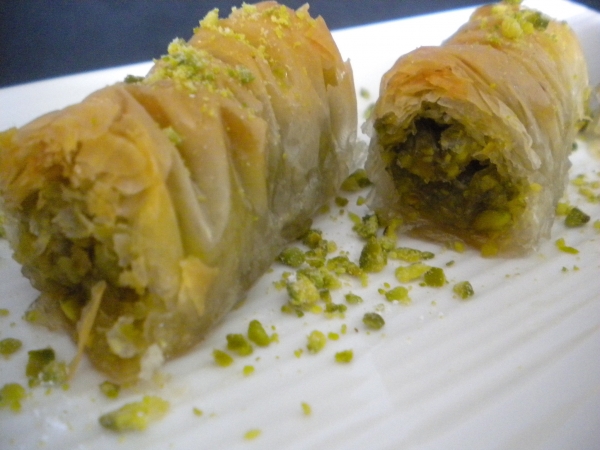Baklavas rolls aux pistaches