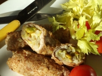 Involtini di vitello ai pistacchi