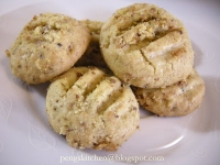 Pistachio cookies from Bronte