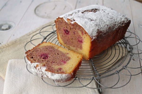 G&acirc;teau marbr&eacute; citron framboise
