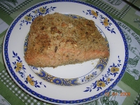 Salmone in crosta di pistacchi
