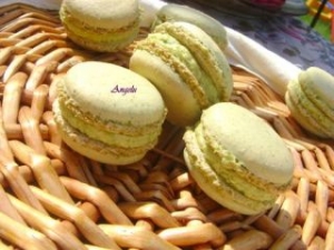 Macarons &agrave; la pistache de Bronte