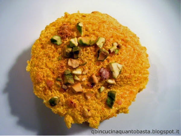 Souffle' di carote e pistacchio