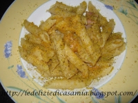 Pennette con polpa di zucca,speck e l'immancabile pistacchio di Bronte di dosicily.com