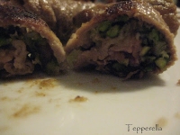 Gli involtini di vitello al pistacchio di Bronte