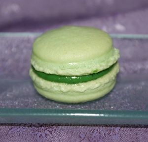 Macarons &agrave; la ganache pistache de Bronte