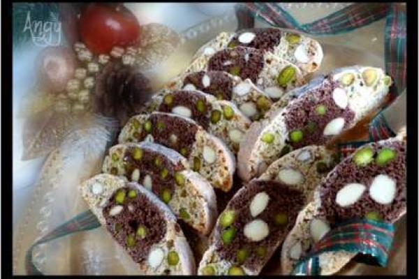 Croquants choco orange amandes pistaches Bronte