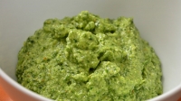 Pesto alla rucola con mandorle e pistacchi di Bronte