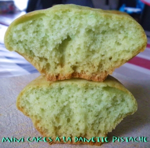 Mini cakes &agrave; la danette pistache