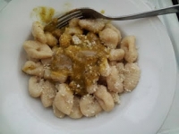 Gnocchi di patate al pesto di pistacchio di Bronte
